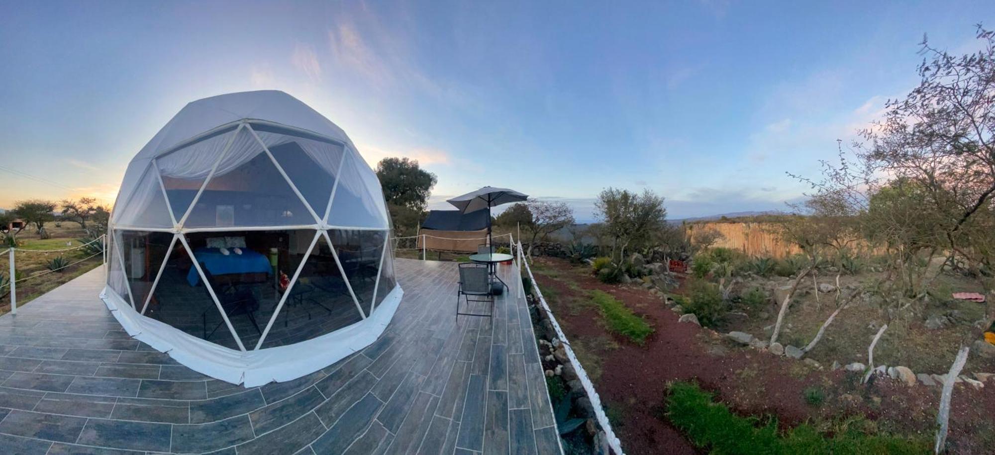Готель El Gato Glamping Con Vista A Prismas Basalticos Уаска-де-Окампо Екстер'єр фото