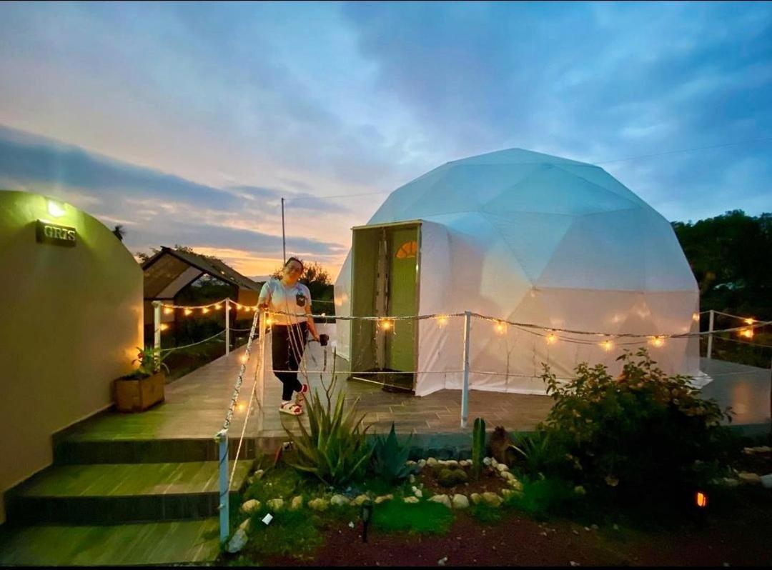 Готель El Gato Glamping Con Vista A Prismas Basalticos Уаска-де-Окампо Екстер'єр фото