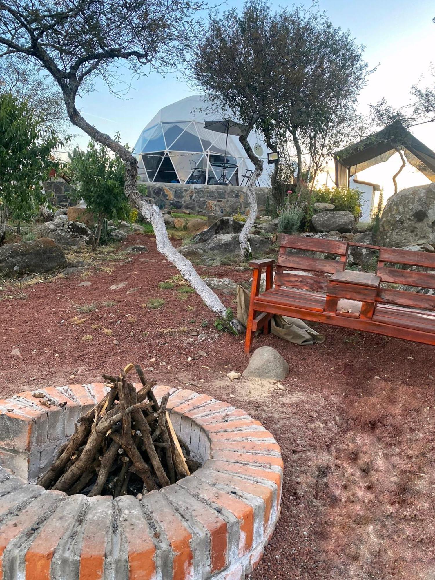 Готель El Gato Glamping Con Vista A Prismas Basalticos Уаска-де-Окампо Екстер'єр фото