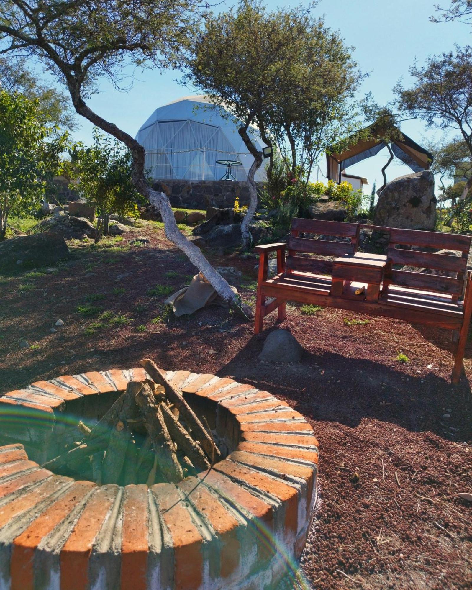 Готель El Gato Glamping Con Vista A Prismas Basalticos Уаска-де-Окампо Екстер'єр фото